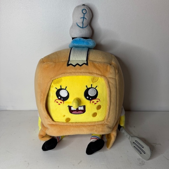 2022 Lankybox Spongebob Squarepants Boxy Plush 2022 13” Limited Edition RARE - Picture 1 of 5